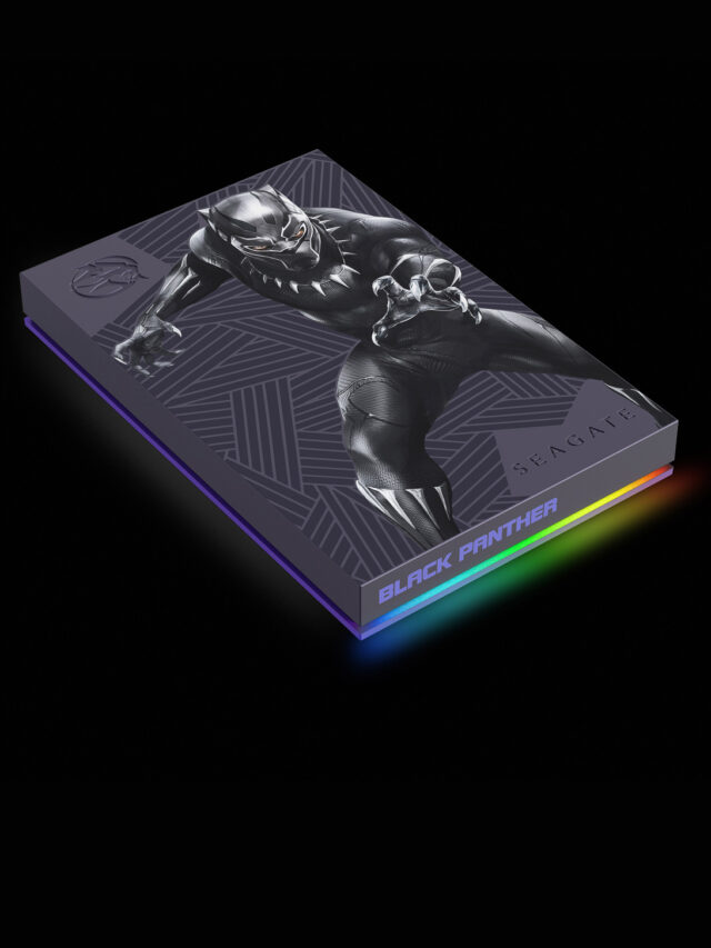 Veja os HDDs externos do Pantera Negra da Seagate